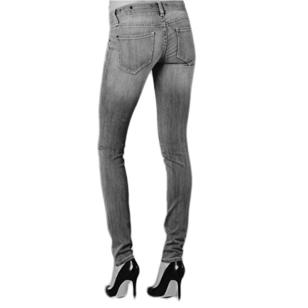 Genetic Denim The Shane Faux Front Cigarette Skinny Jeans Size 24 Grey New
